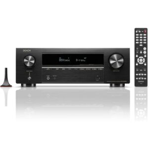 Denon AVR-X1800H 7.2-Channel Home Theater Receiver with Wi-Fi, Bluetooth, Apple AirPlay 2, and Amazon Alexa Comp.