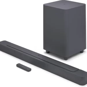 JBL Bar 500 Powered 5.1-Channel Sound Bar + Subwoofer System with Bluetooth, Wi-Fi, Apple AirPlay 2, and Dolby Atmos