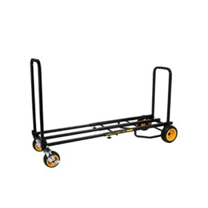 Rock-N-Roller R14G (Mega Ground Glider) 8-in-1 Folding Multi-Cart 42″ to 60″ Telescoping Frame/700lbs Load (Black)