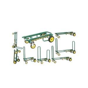 Rock-N-Roller R2RT (Micro) 8-in-1 Folding Multi-Cart 26″ to 39″ Telescoping Frame/350lbs Load Capacity (Green)