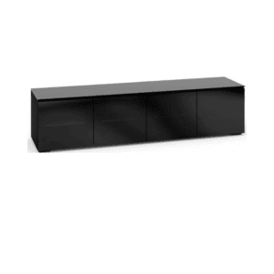 Salamander Designs Chameleon Collection Oslo 247 Black AV Cabinet C/OS247/BG (Open Box)      Sale