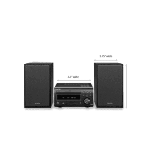 Denon D-M41 Home Theater Mini Amplifier and Bookshelf Speaker (Pair)