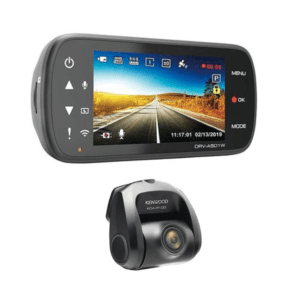 Kenwood DRV-A501WDP HD Dash Cam, Backup Camera & GPS with 3″ Displa