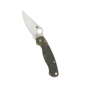 Spyderco C81GPCMO2 Para Military 2 Signature Camo Knife with 3.42″