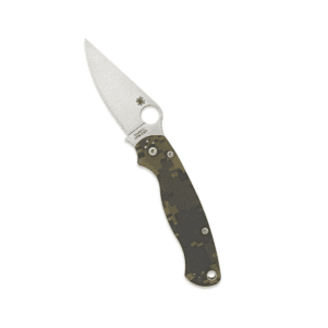 Spyderco C81GPCMO2 Para Military 2 Signature Camo Knife with 3.42″ CPM )