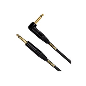 Mogami Gold INSTRUMENT-06R Guitar Instrument Cable, 1/4″ TS Male Plugs, Gold Contacts, Right Angle and S