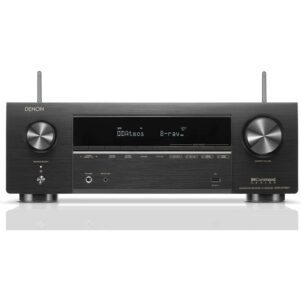 Denon AVR-X1700H 7.2-Channel Home Theater Receiver 8K AV Receiver with Wi-Fi, HEOS, and Apple AirPlay 2 Built-in